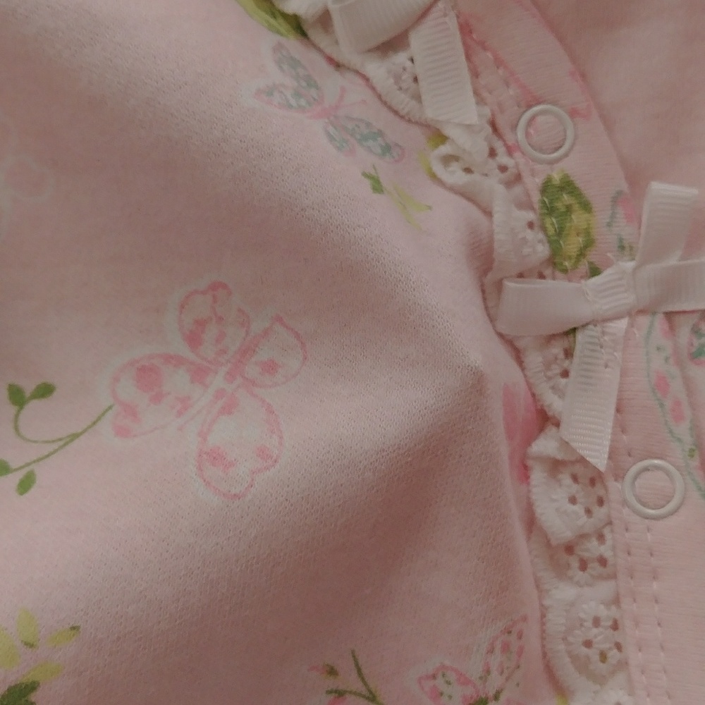 Pink Floral 0-3M sleeper